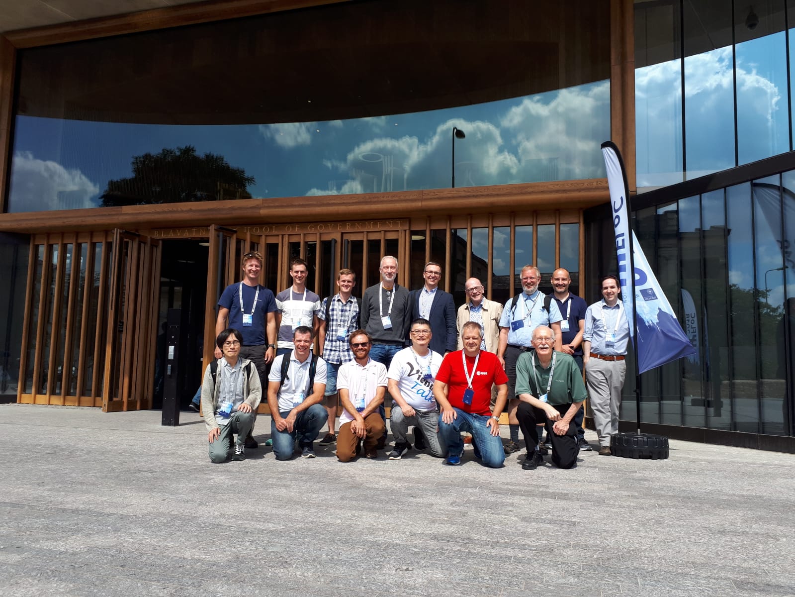 Back row (left to right): Kenneth Lausdahl, Casper Thule, René S. Nilsson, Nick Battle, Bernhard Aichernig, John Fitzgerald, Peter Gorm Larsen, John Mace, Ken Pierce; front row: Fuyuki Ishikawa, Simon Fraser, Leo Freitas, Tomohiro Oda, Marcel Verhoef, Randolph D. Johnson